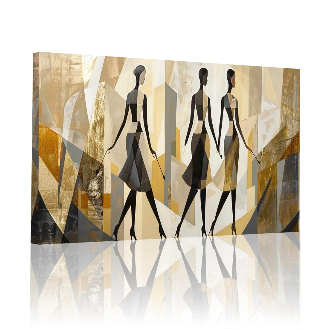 tableau minimaliste de la Femme Africaine - Cadre américain - Planet House