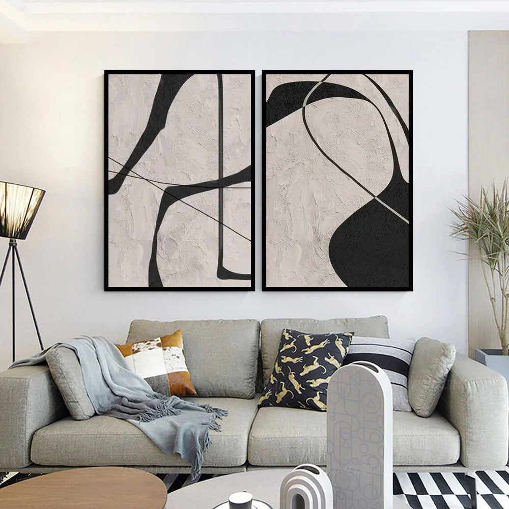 Zebra duo Abstrait #pl58