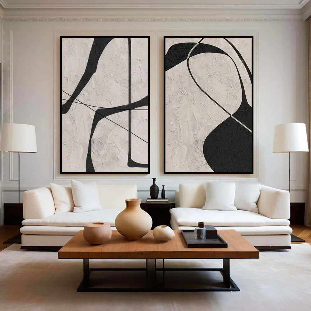 Zebra duo Abstrait #pl58