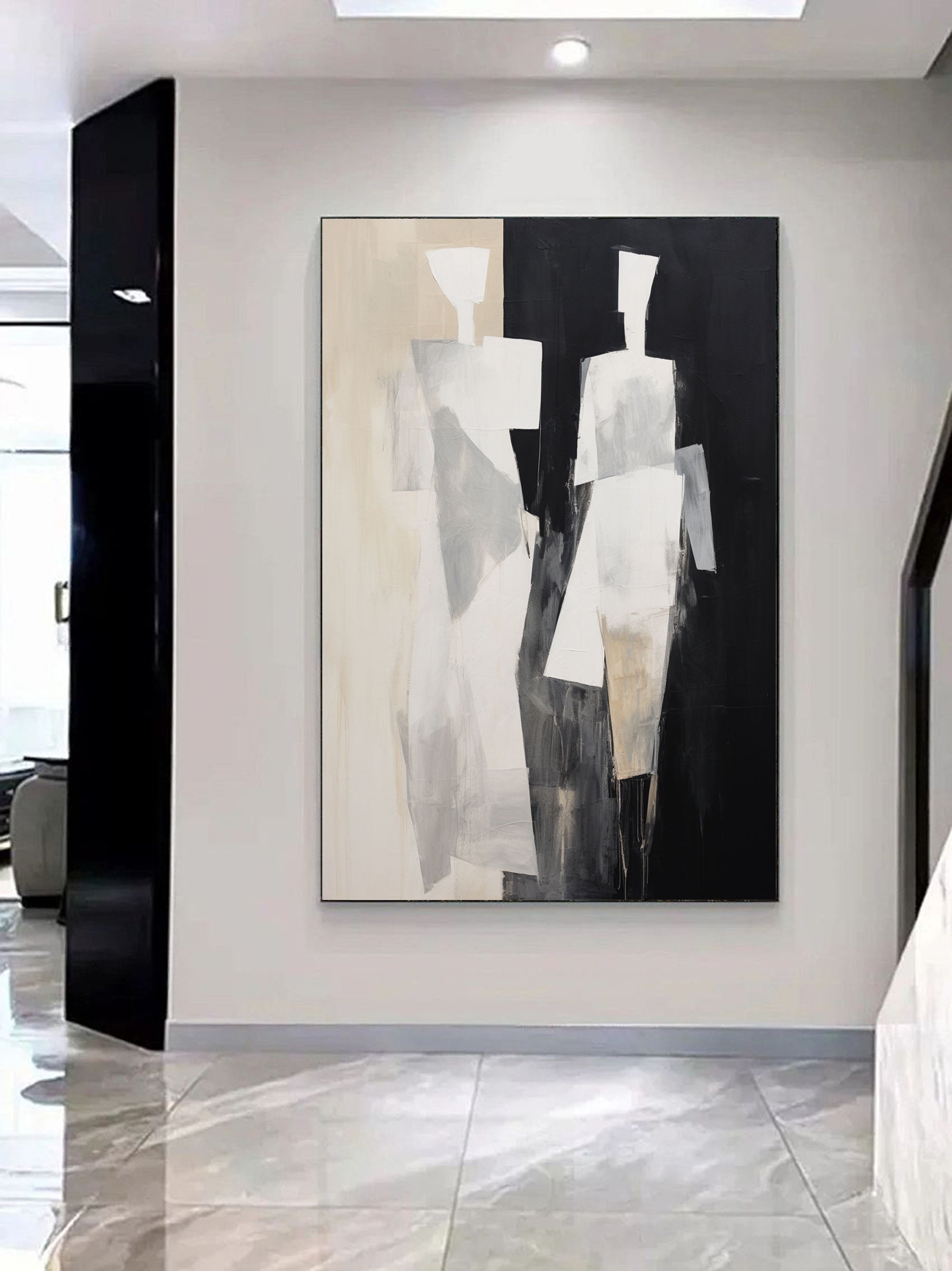 Art abstrait minimaliste v4 #pl45