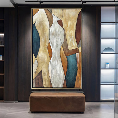 Art abstrait minimaliste luxe #pl44