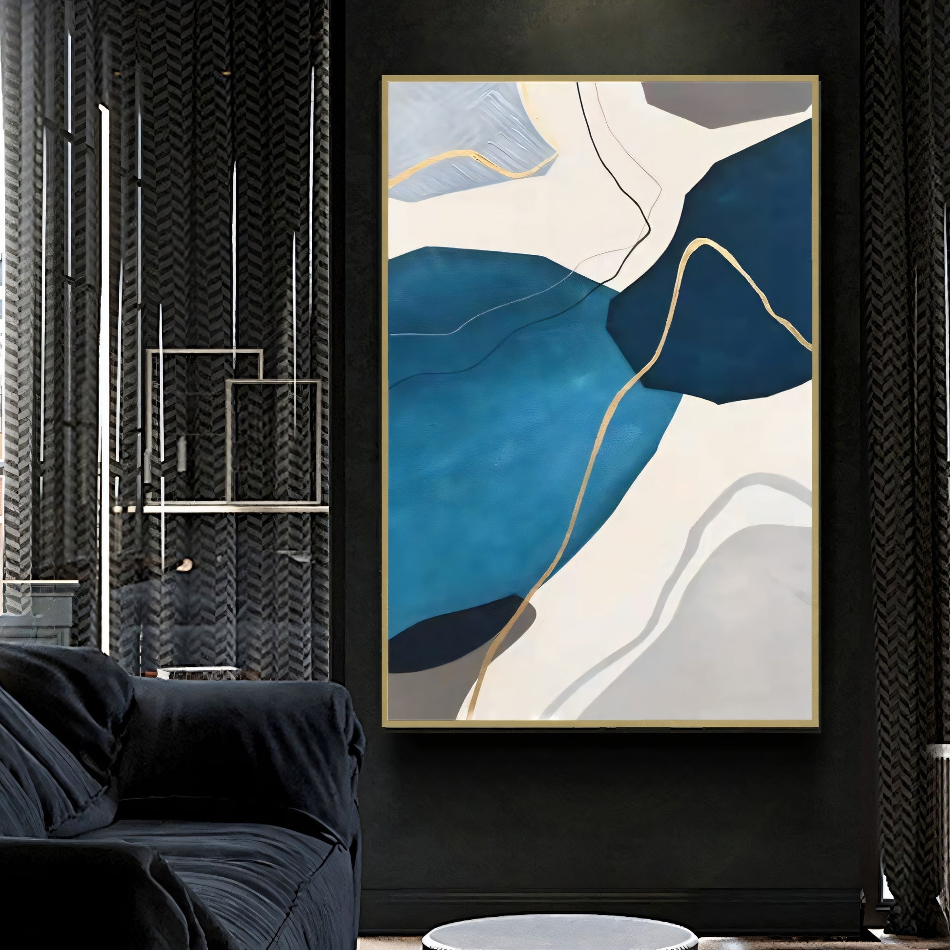 Bleu Abstrait switch