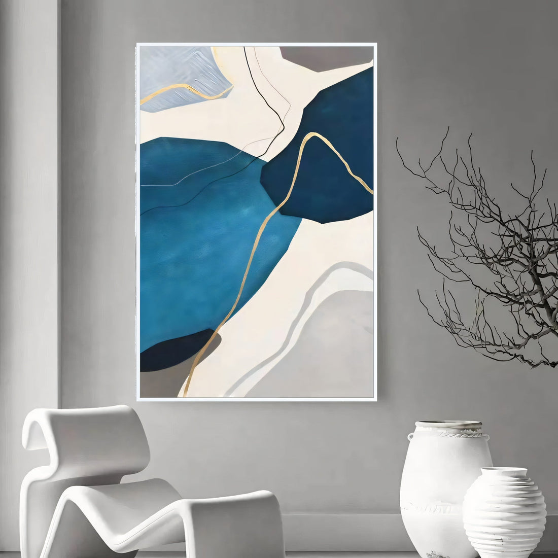 Bleu Abstrait switch