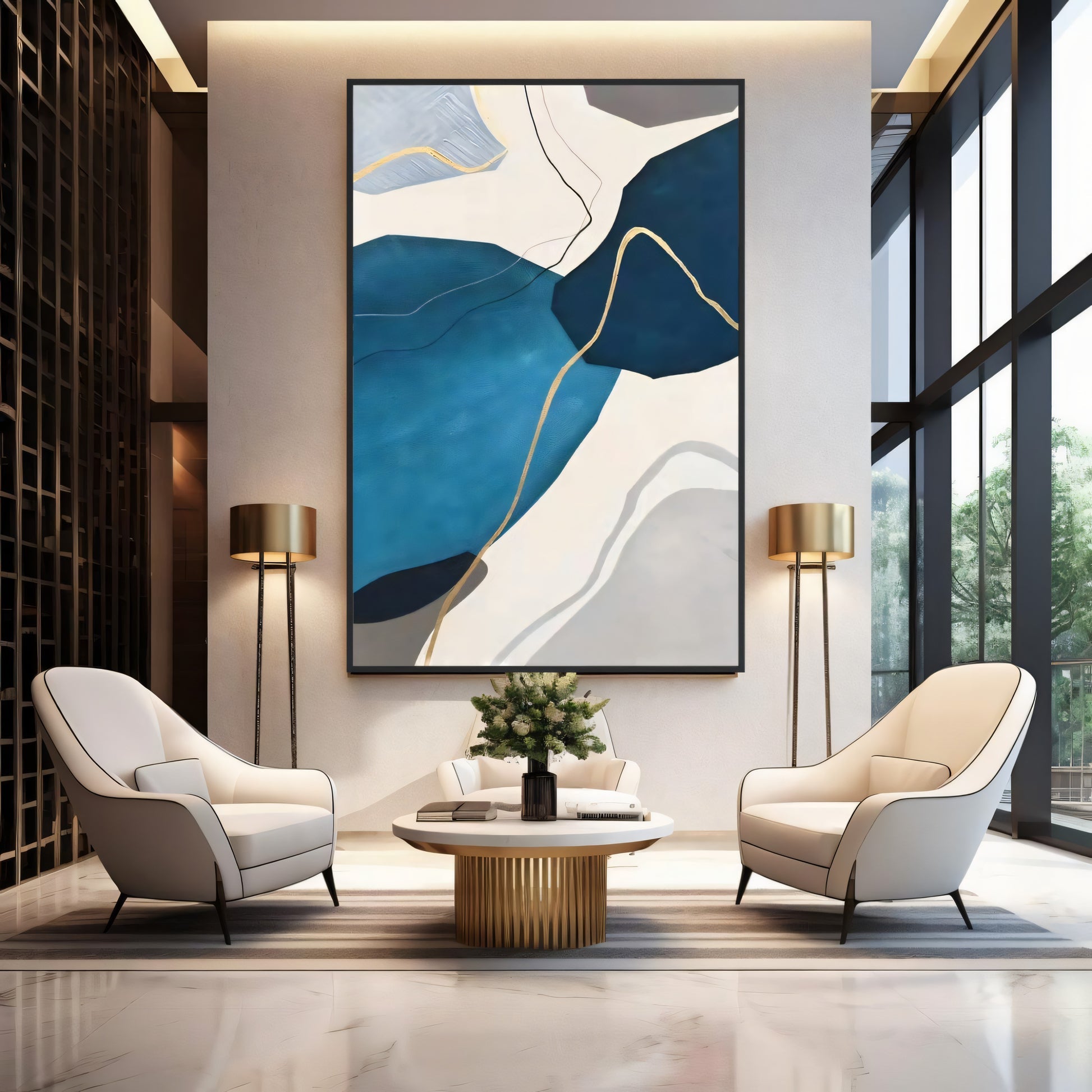 Bleu Abstrait switch