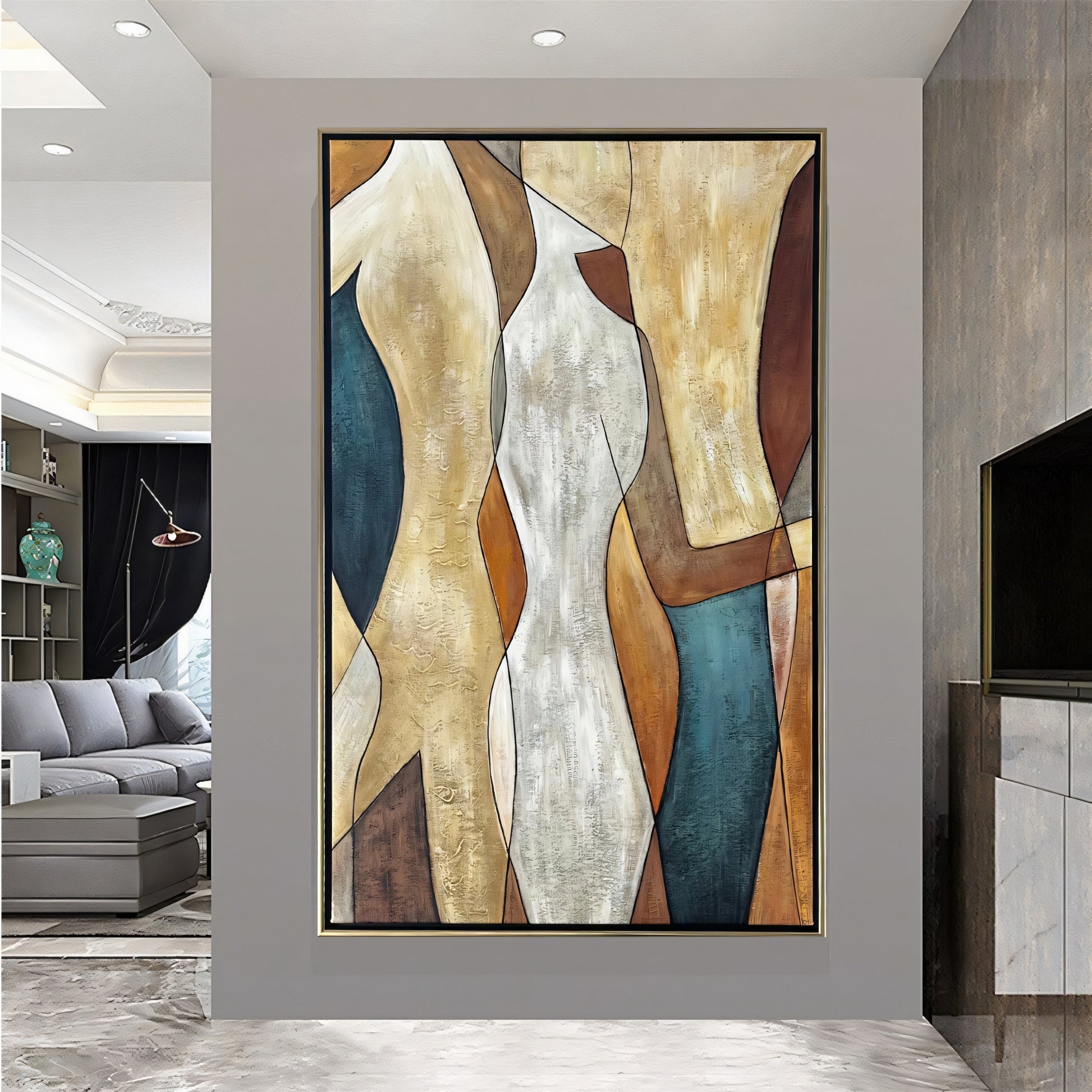 Art abstrait minimaliste luxe #pl44