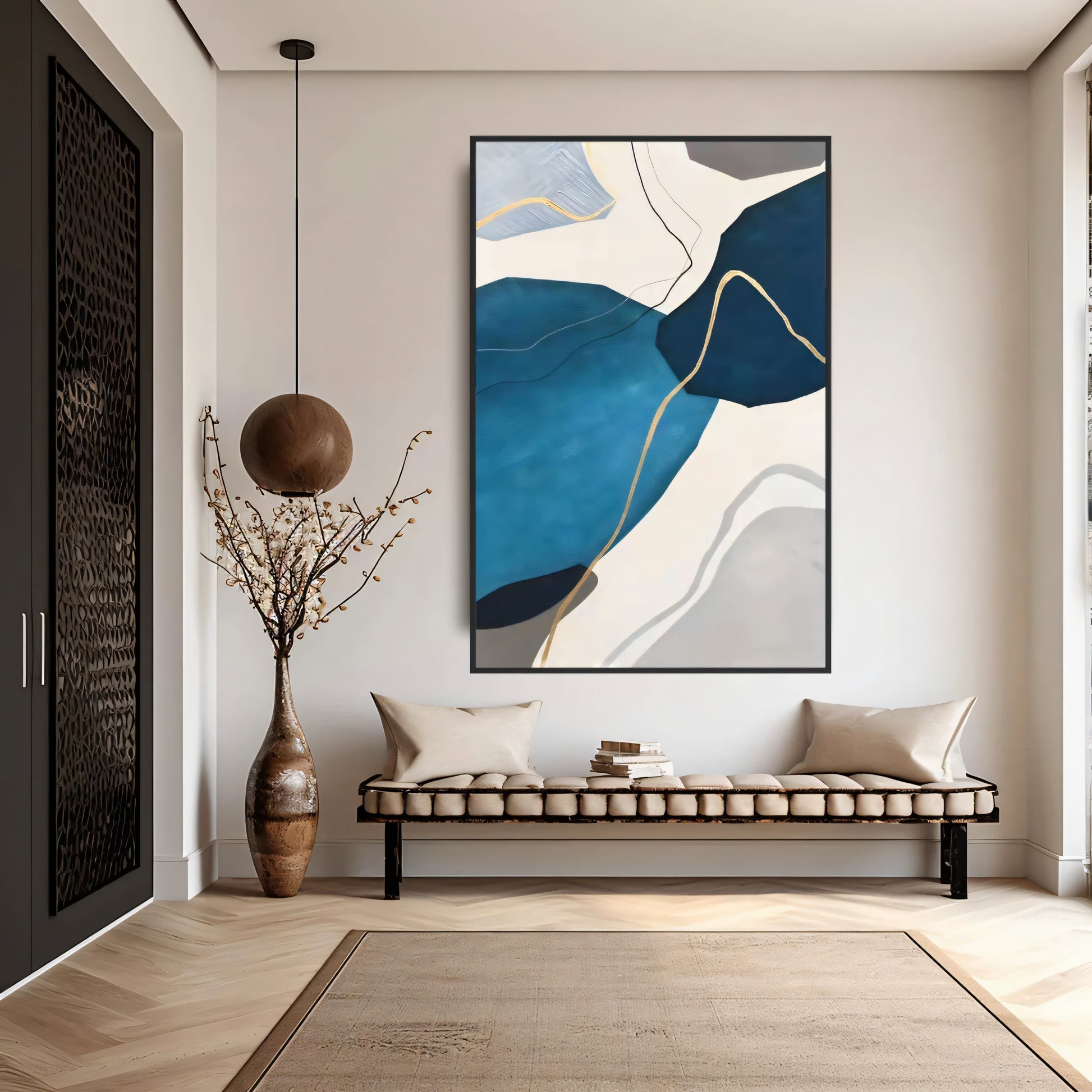 Bleu Abstrait switch