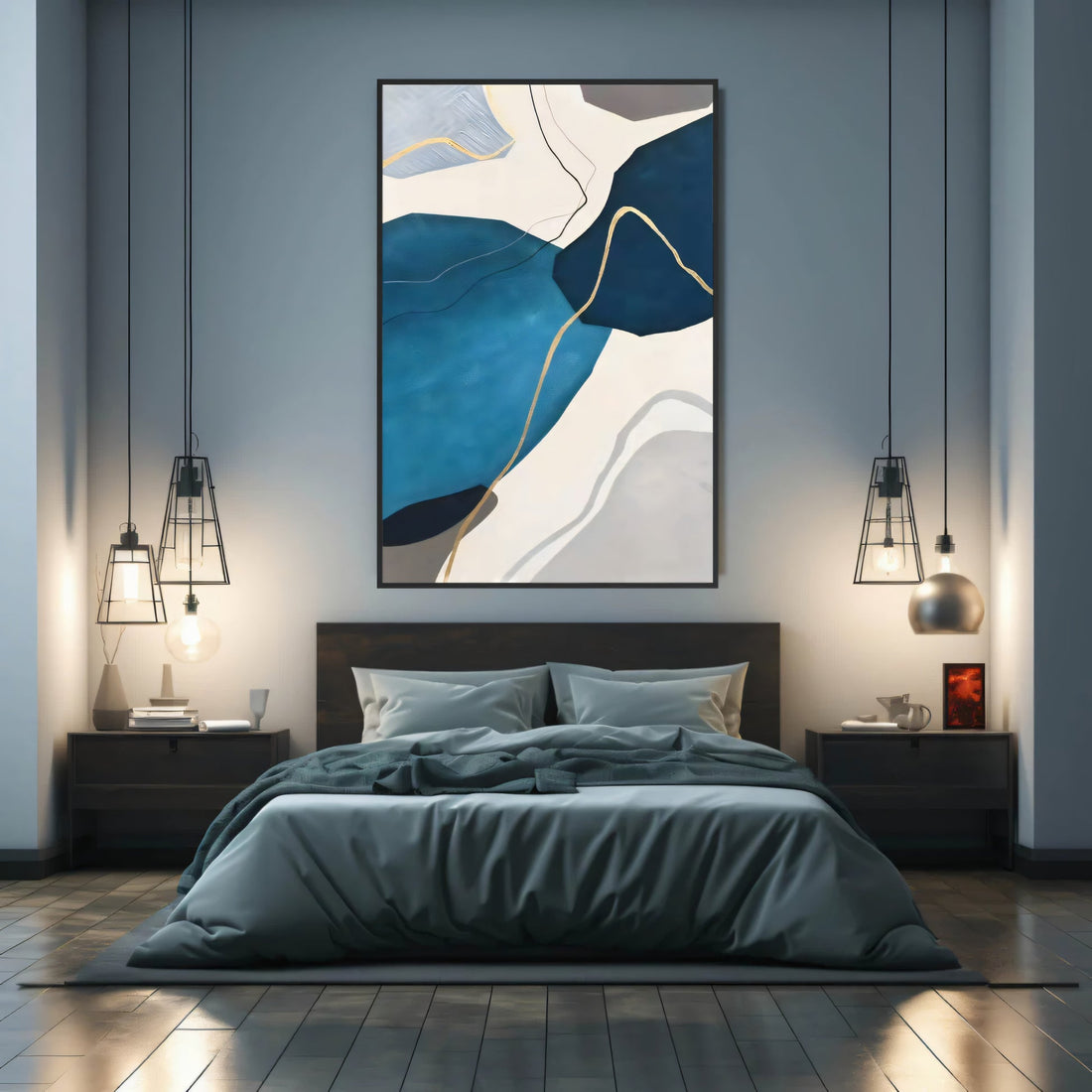 Bleu Abstrait switch