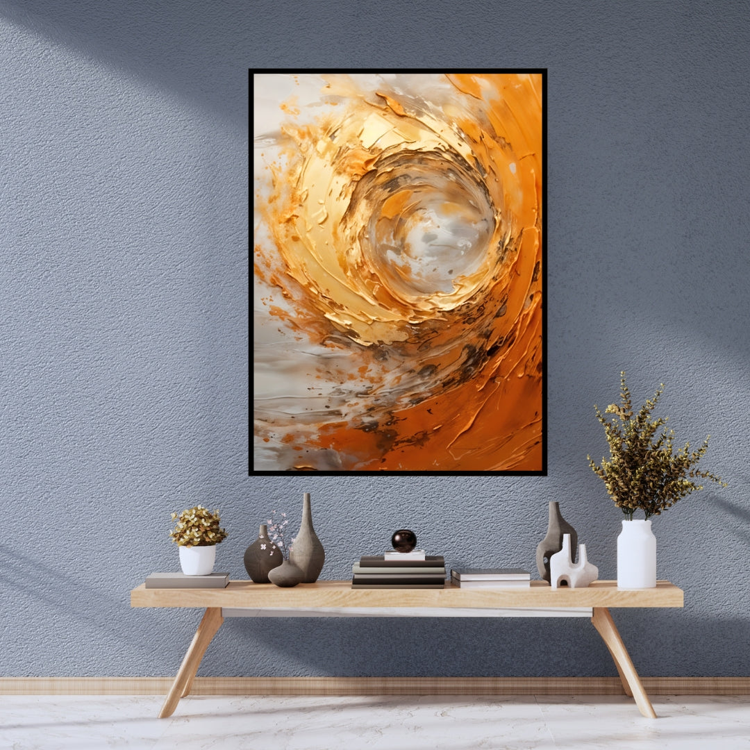 orange energie abstrait #pl34
