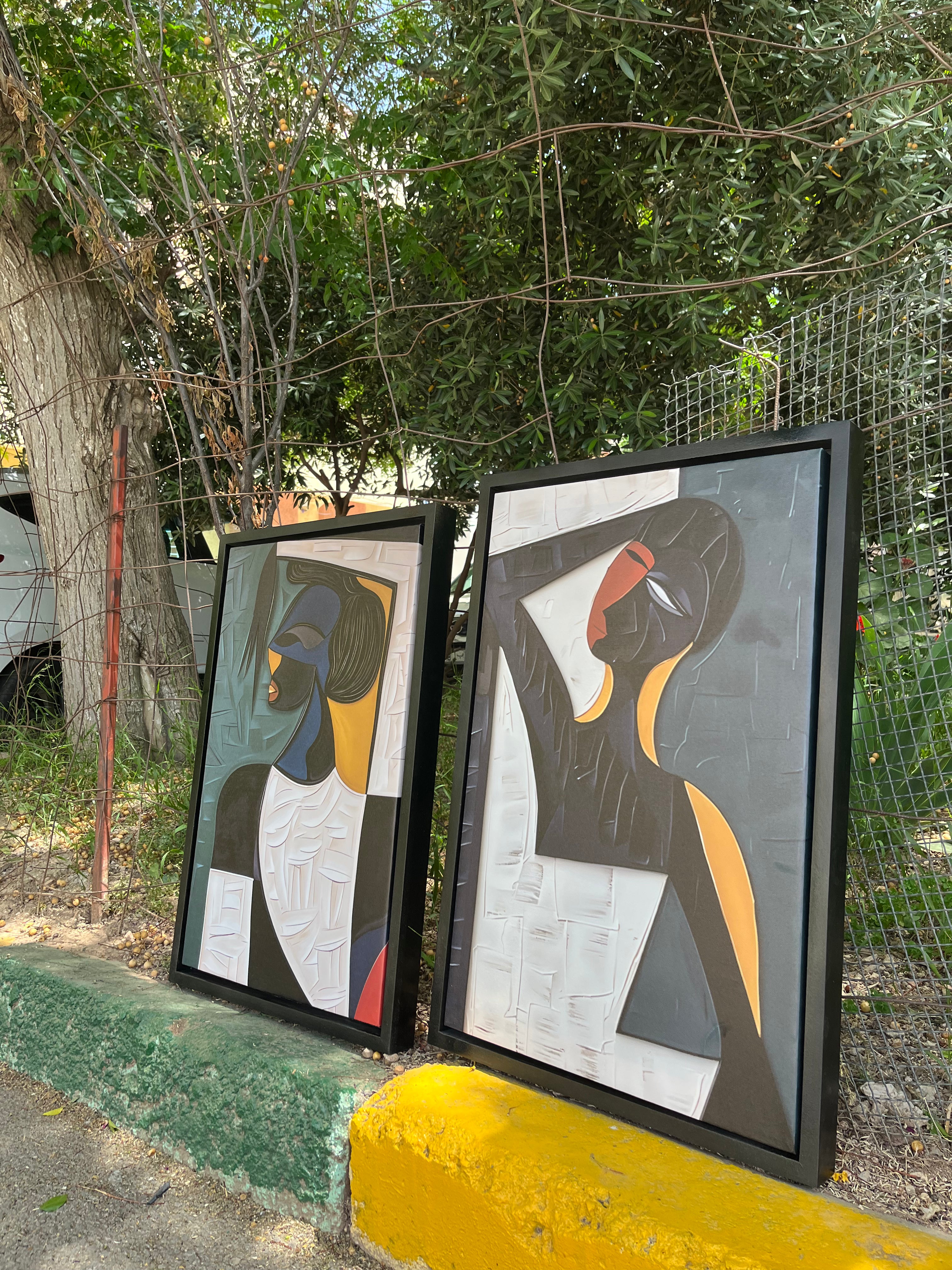 Duo luxe abstrait #pl31