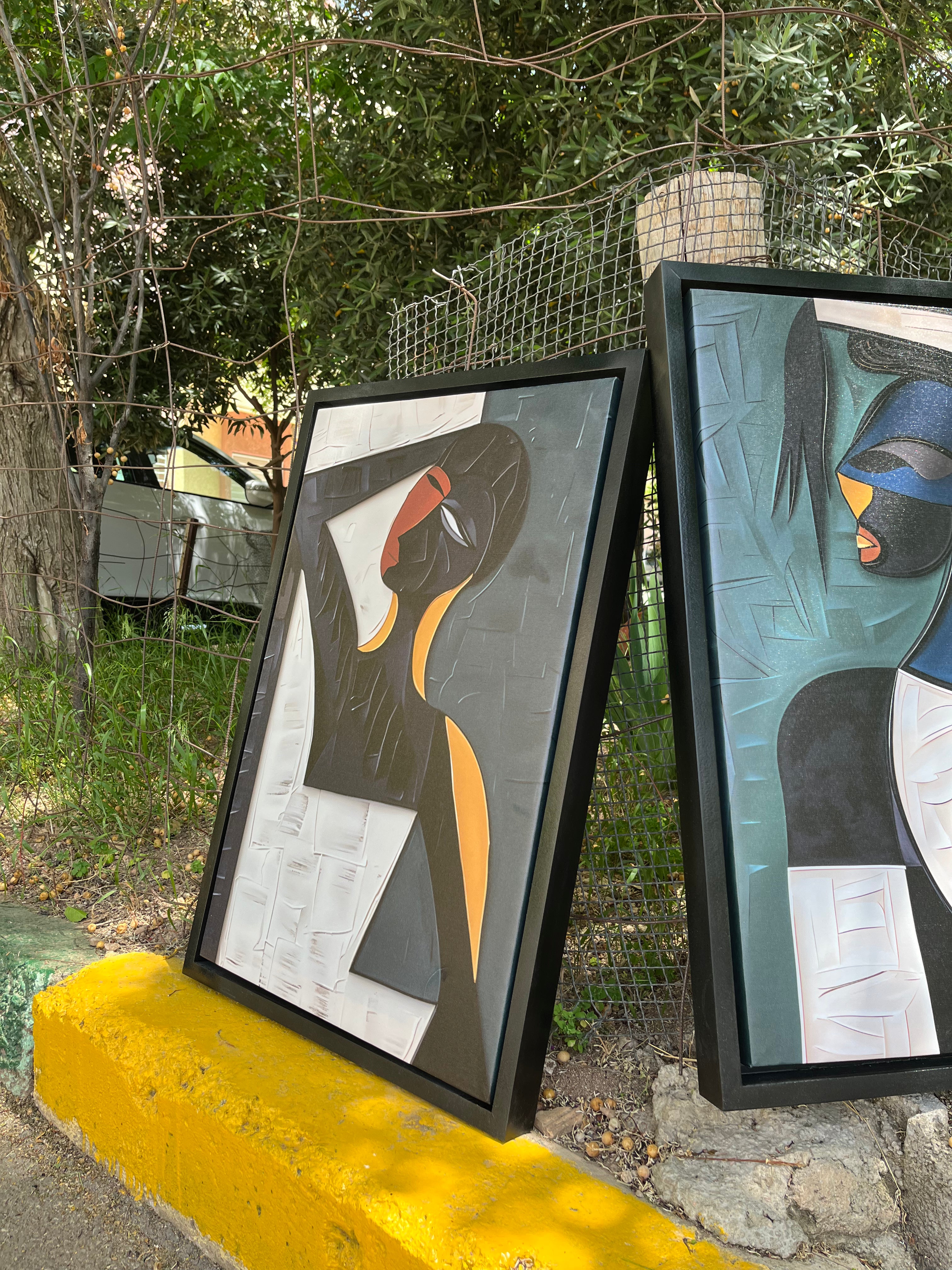 Duo luxe abstrait #pl31