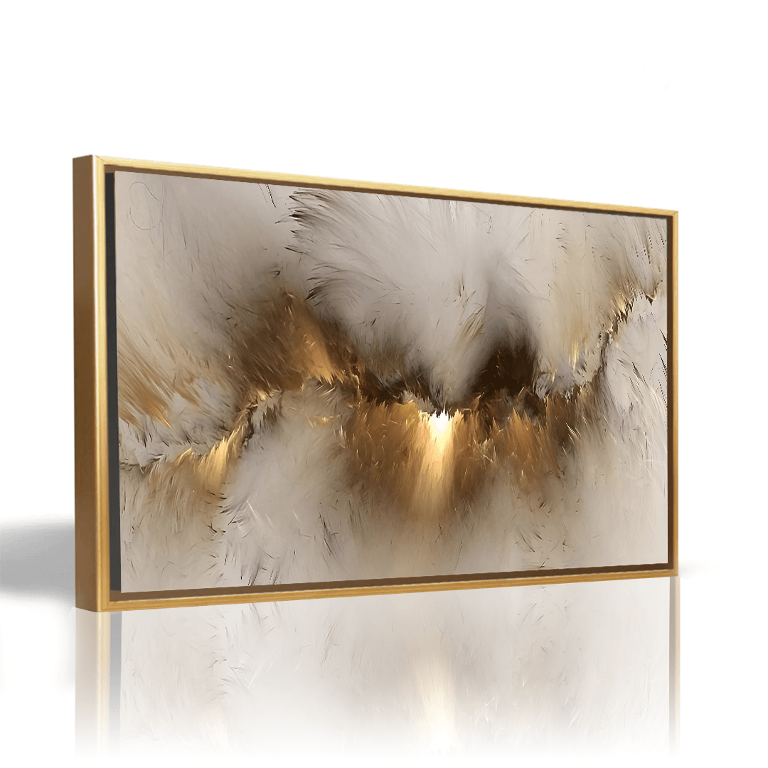 Nuage tableau décoratif Gold - Cadre américain - Planet House