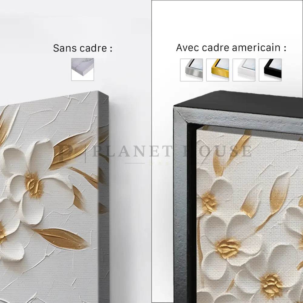 blanc flowers - Cadre américain - Planet House