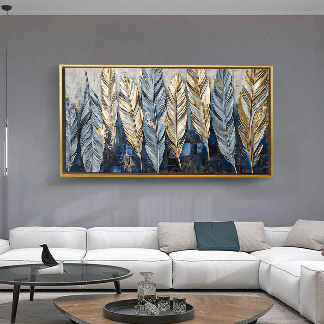 Luxe Plume Eclat Pétrolier-Cadre américain - Planet House